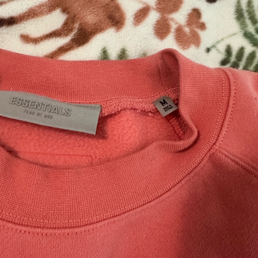 Essentials crew neck. Orange - Picture 4 of 7
